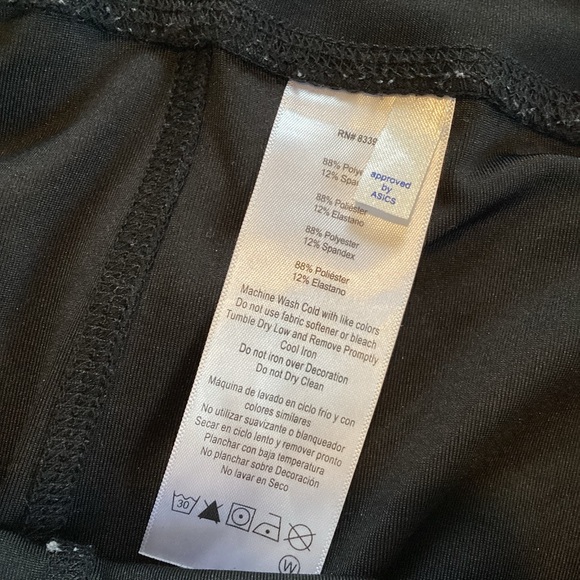 Mint! ASICS high rise black leggings (#1N129) - Picture 3 of 7